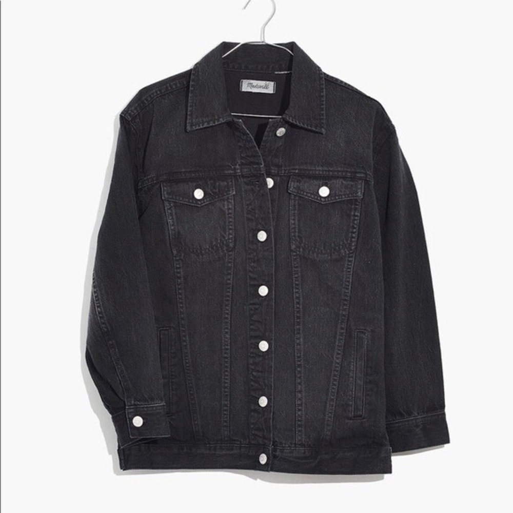 NWT Madewell The Oversized Jean Jacket in‎ Lunar Wash SIZE XS